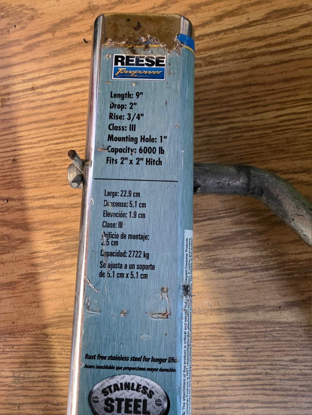 Reese Towpower 2" Drop 3/4" Rise Ball Mount - Picture 3 of 3